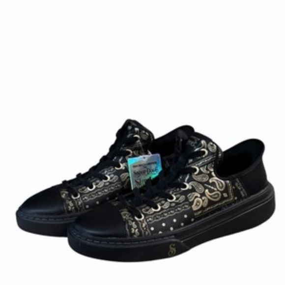 Skechers Mens 10.5 Premium Slip-ins Snoop Dogg One Double G Black Sneakers - Picture 4 of 9